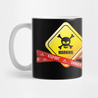 Danger Warning Line Mug